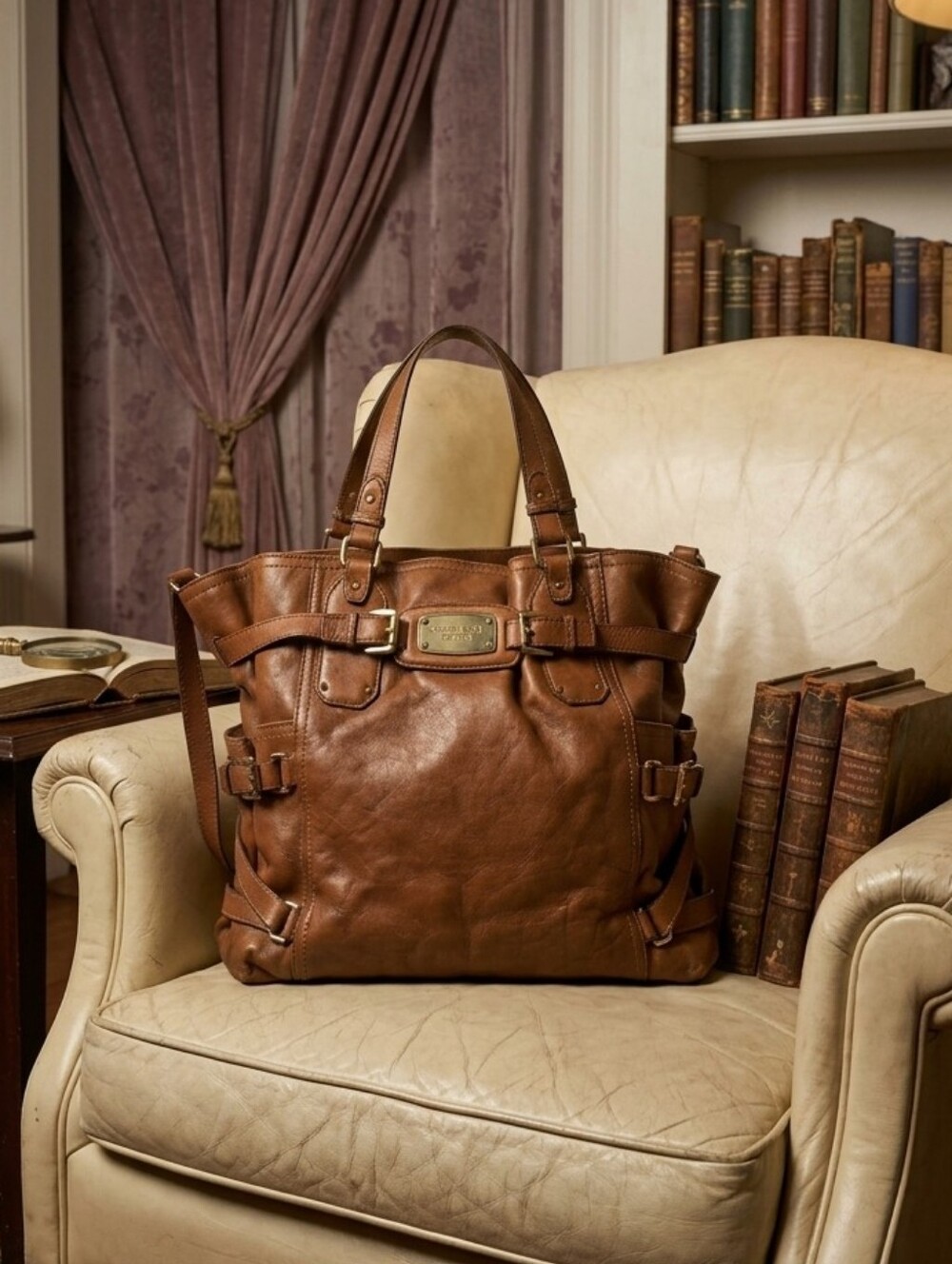 Michael Kors Gansevoort Large Leather Tote - Picture 16 of 16